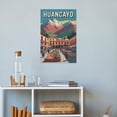 thumbnail image 4 of Huancayo Peru Vintage Travel Poster with Scenic Andes And Historic Town Center Print Poster, 4 of 8