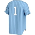 thumbnail image 3 of Men's GameDay Greats #1 Carolina Blue North Carolina Tar Heels Lightweight Baseball Jersey, 3 of 4