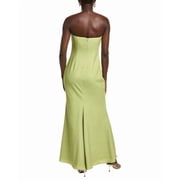 Badgley Mischka womens Strapless Placement Gown, 16, Green