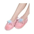thumbnail image 3 of Unicorn Slippers/Cute Fluffy Girls Slippers/Cozy Plush Indoor Outdoor Women Slippers/Best Unicorn Gifts, Pink M/L, 3 of 5