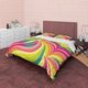 thumbnail image 5 of Arco Iris Boho Ropa de Cama Colorido Funda Nórdica Juego de Dormitorio Bohemio, Edredón Floral, 5 of 6
