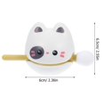 thumbnail image 3 of Dyfzdhu 1 Set Wood Guiro Instrument Toy Cat Shape LatinPercussion Instrument with Scrapers Frog Rasp Musical Instrument Tone Block for Education Toys, 3 of 8