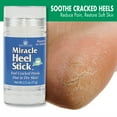 thumbnail image 2 of Miracle of Aloe’s Miracle Heel Stick - Quick Relief for Rough, Dry, Cracked Heels - Intensive Therapeutic Balm for Severe Dry Feet Treatment & Heel Repair - Restorative Pure Aloe Vera Gel 2.5oz, 2 of 7