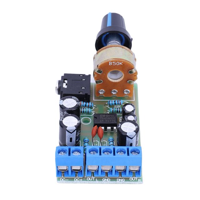 40 uds. Módulo de placa TDA2822M Amplificador de audio de 2.0 canales DC1.8-12V para altavoz de computadora