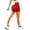 Red, variant on Classic Ribbed Yoga Shorts High Waisted Booty Lifting Workout Gym Fitness Running Activewear, XL, Red
