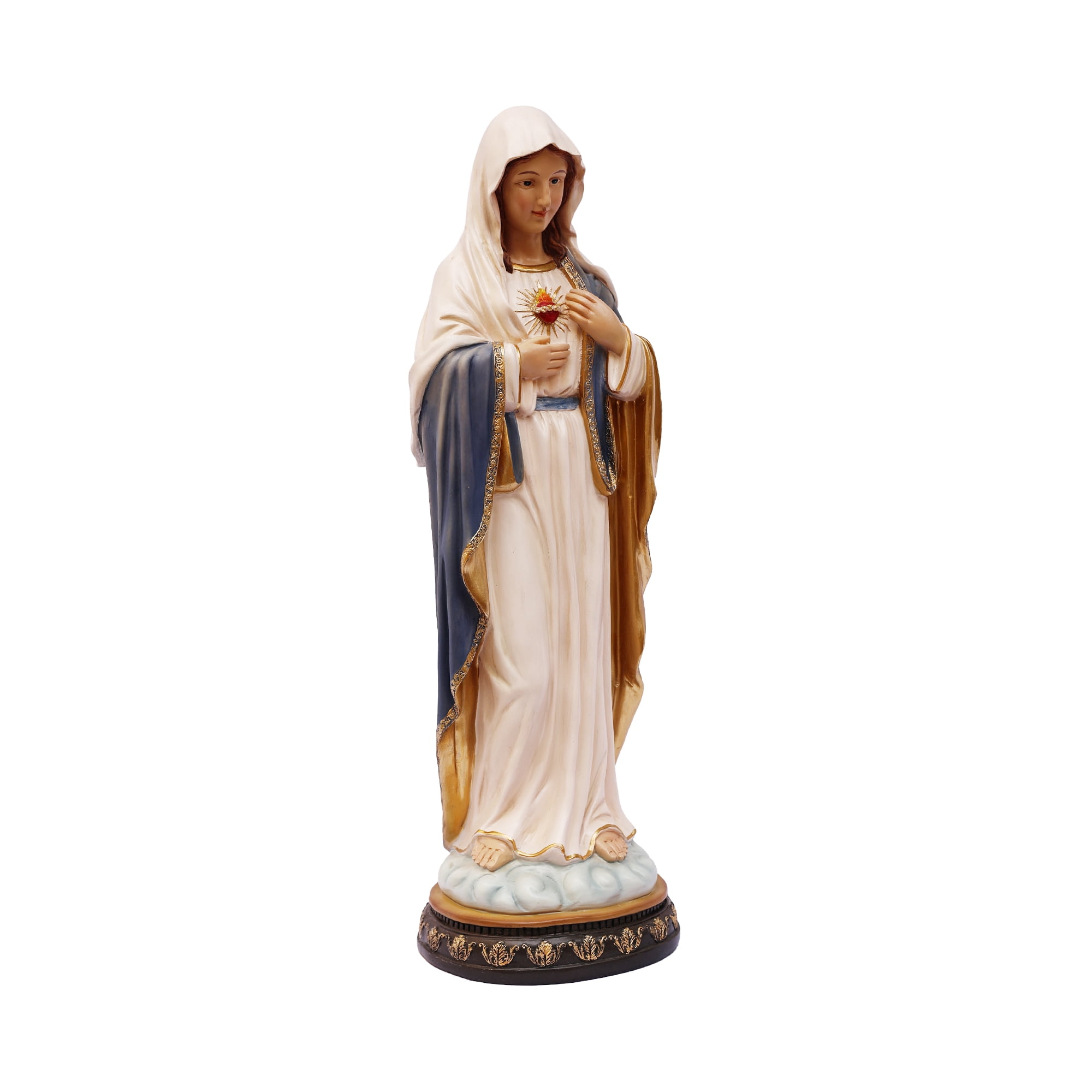 24 in Sacred Heart Mary Statue Religious Decor Indoor/Outdoor