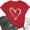 Red, variant on Valentines Shirts for Women Valentine Crew Neck Shirt Love Heart Graphic Tshirt Cute Girls Valentines Gift Tee Tops