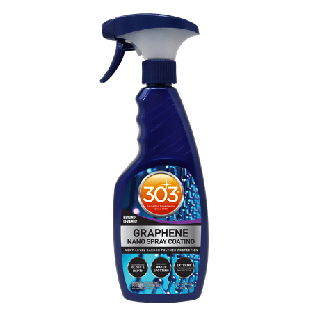 303 Graphene Nano Spray Coating - Next Level Carbon Polymer Protection  Enhances Gloss and Depth  Extreme Hydrophobic Protection  Beyond Ceramic  15.5oz (30236CSR) Packaging May Vary