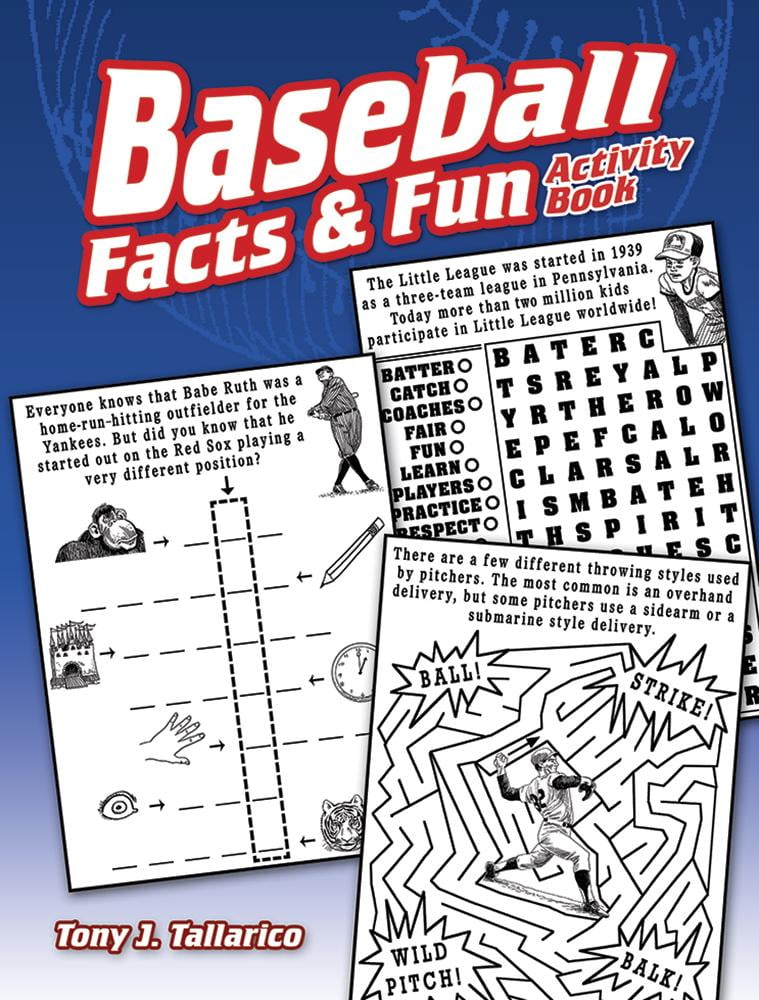Baseball Facts & Fun Activity Book - Walmart.com - Walmart.com
