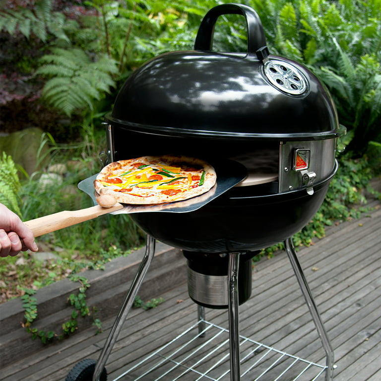 friktion anspændt underkjole Pizzacraft PizzaQue Deluxe Kettle Grill Pizza Oven Conversion Kit for 18"  and 22.5" Kettle Grills, turn your BBQ into a Pizza oven! PC7001 -  Walmart.com