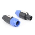 thumbnail image 3 of MERRYHAPY 4Pcs Audio Connectors Speaker Accessories Loudspeaker Four Connector for Signal Transmission, 3 of 8