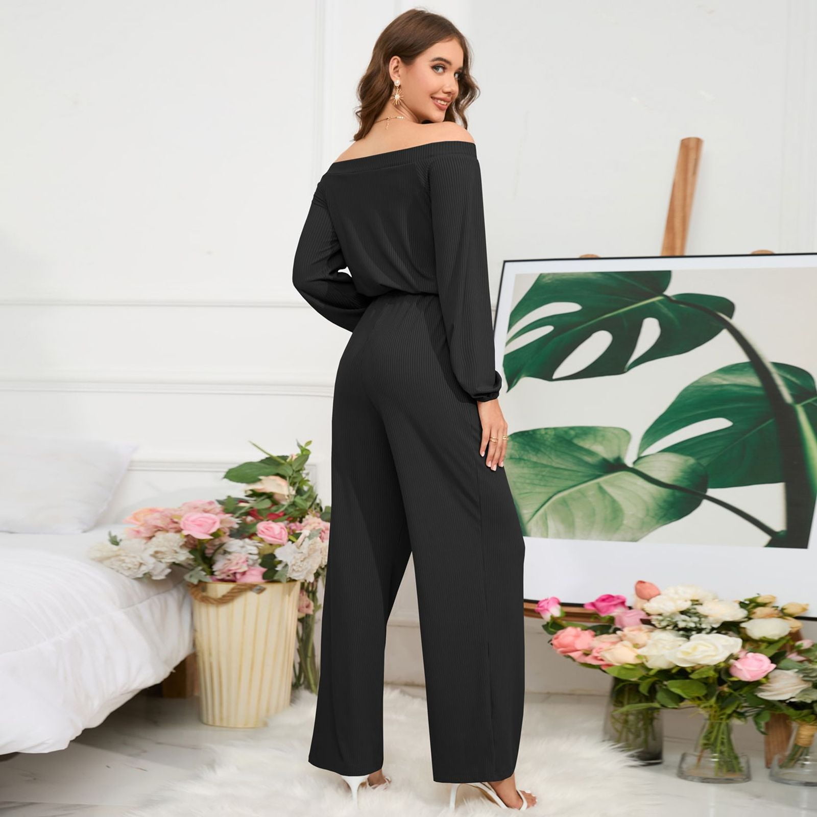 サロペット・オーバーオール・オールインワン melt the lady off shoulder belt jumpsuit melt the lady off shoulder belt jumpsuit - メルカリ
