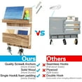 thumbnail image 5 of LotFancy Key Holder, Mail Organizer Wall Mount, Wooden Mail Sorter for Entryway, Hallway, 5 of 7