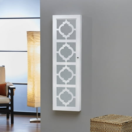 FirsTime & Co. Designer Jewelry Armoire With Decorative (Best Price Composite Front Doors)