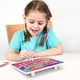 thumbnail image 1 of Tableta para niños, almohadilla de aprendizaje con LED para enseñar el alfabeto, números, matemáticas, desarrollo temprano, juguete electrónico interactivo, regalos de Navidad, juguetes para bebés., 1 of 8