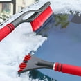 thumbnail image 3 of Snowbrush With Ice Scraper for Cars - Ice Scrapers for Car Windshield - Detachable Snow Scrapers with Ergonomic Foam Grip, Z-1-Red, 3 of 6
