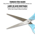thumbnail image 2 of Hilroy Stainless Steel 8-Inch Scissors, Multipurpose Scissors, Blue Comfort Handles, 2-Pack, 2 of 6