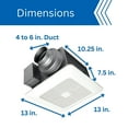 thumbnail image 7 of Panasonic FV-0511VK2 WhisperGreen Select Customizable Ventilation Fan, Speed Selector 50-80-110 CFM, Quiet, 7 of 7