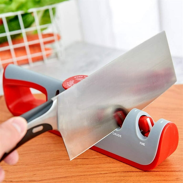 1pc ABS Knife Sharpener, Two Tone Knife And Scissor Sharpener Tool For  Kitchen