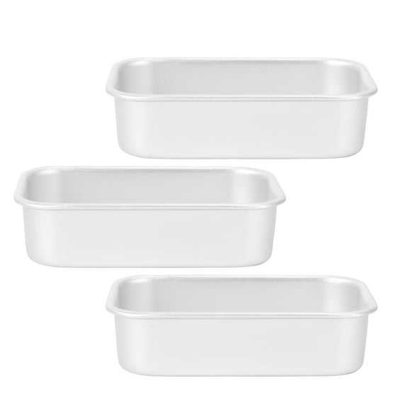 Raindrops 3Pcs Kitchen Loaf Pan Aluminium Alloy Bread Baking Mould For Home Bakers Minimalist Design
