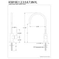 thumbnail image 2 of Kingston Brass KS8195NYL New York Single-Handle Cold Water Filtration Faucet, Oil Rubbed Bronze, 2 of 2