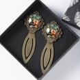 thumbnail image 4 of Squirrel Copper-Colored Lace Bookmarks Set of 2 - Stainless Steel Book Accessories for Readers and Book Lovers, 4 of 5