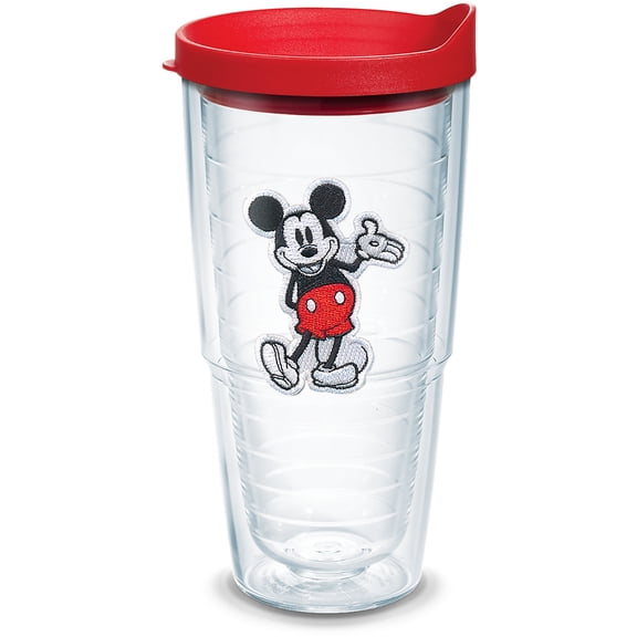Tervis Disney Original Made in USA Double Walled  Insulated Tumbler Travel Cup Keeps Drinks Cold & Hot, 24oz, Mickey