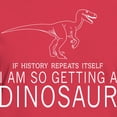 thumbnail image 3 of CafePress - History Repeats Dinosaur T Shirt - Women's Traditional Fit Dark T-Shirt, 3 of 4