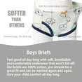 thumbnail image 3 of Hbhpov Little Boys Cotton Briefs Soft Undies Toddler Kids Underwear 6 Pack, Size 2-10T, 3 of 6