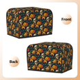 thumbnail image 2 of KLL Halloween Skull Print 2 Slice Toaster Dust Covers Kitchen Small Appliance Cover with 2 Pockets,Can hold Jam Spreader Knife & Toaster Tongs (11.4 x 7.9 x 7.5), 2 of 6