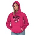 thumbnail image 4 of Bust Breast Cancer Pink Ribbon BCA Hoodie Sweatshirt Women Brisco Brands L, 4 of 6