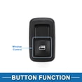 thumbnail image 3 of Interruptor de ventana eléctrica trasero Unique Bargains para Dodge Grand Caravan Journey Nitro No.4602531AA, 3 of 7