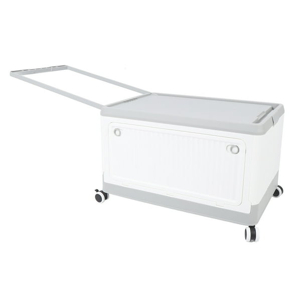 Contenedor De Almacenamiento Enrollable, Carrito De Rodillo Apilable Con Para Libros De Ropa Snack Zapatería Comestibles