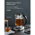 thumbnail image 2 of Electric Kettle with Variable Temperature Control - FOHERE Smart Glass Tea Kettle with 9 Presets - LCD Display - 2Hr Keep Warm - Removable Tea Infuser, 2 of 7