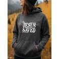 thumbnail image 2 of Christian Bible Verse Hoodie for Men Women, Faith Pullover Hooded Sweatshirt, Cozy Cotton Poly Blend, Inspirational Casual Outfit, 2 of 5