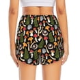 thumbnail image 2 of Lsque Mushrooms Printed Women's Running Shorts with Liner Pockets,Elastic Quick Dry Workout Athletic Gym Yoga Shorts,Womens High Waist Shorts-X-Large, 2 of 9