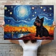 thumbnail image 4 of Scottish Deerhound Dog Watercolor Starry Night Van Gogh Painting Kits, Painting Watercolor Canvas, Canvas Suitable for Room Decor Cafe Decor Or Gift for Friends, 4 of 4
