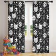thumbnail image 5 of Blackout Kids Curtains,Bat Silhouette Halloween Pattern Childrens Insulated Curtains Set Of 2,Bedroom Essentials,Toddler Room Decor 42"x84", 5 of 5