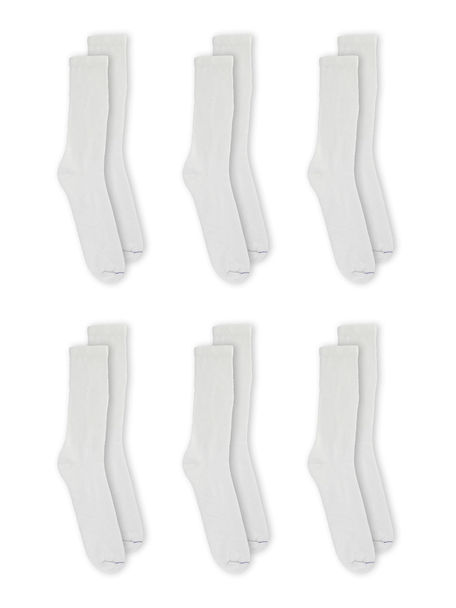 Dr. Scholl's Men's Big and Tall Diabetic Circulatory Crew Socks, 6-Pack