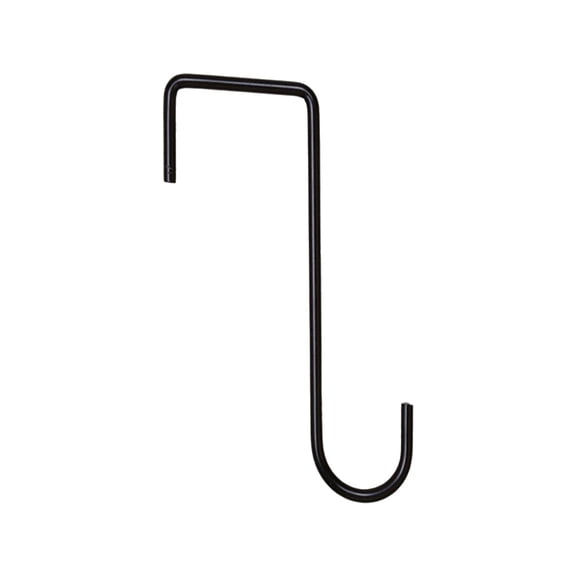 Over The Door Wreath Hanger - Heavy Duty 20LB Capacity Metal Hook for Christmas,Halloween & Holiday Decorations - Rustproof Iron Hanger for Front Door,Wall,Mantel(8x5 Inch)