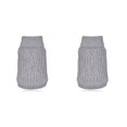 thumbnail image 1 of Methold Traje de suéter a rayas para mascotas pequeñas y medianas, abrigo de Animal para correr, chaqueta lavable de fibra acrílica, XS 2piezas, 1 of 6