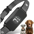 thumbnail image 1 of Collar antiladridos para perros grandes, medianos y pequeños, collar antiladridos eficaz, collar inteligente, recargable con 7 niveles de sensibilidad, 3 modos, resistente al agua, color negro., 1 of 8