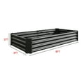 thumbnail image 5 of Holaki Raised Garden Bed Outdoor, 6×3×1ft Metal Raised Rectangle Planter Beds for Plants, Vegetables, and Flowers - Black, 5 of 5