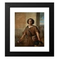 thumbnail image 2 of Johann Peter Krafft 12x14 Black Modern Framed Museum Art Print Titled - David with the Head of Goliath (Before 1852), 2 of 5