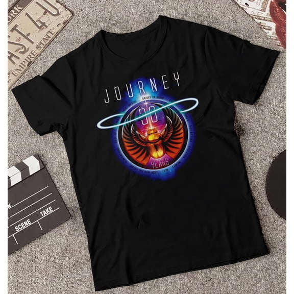 NEW!! Classic Rock Band Inspired Black Cotton Graphic Shirt Gift For Fans S-3XL