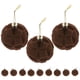 thumbnail image 5 of FELTECHELECTR 12 bolas navideñas de terciopelo para árbol de Navidad. Adornos de terciopelo para árbol de Navidad. Bolas de terciopelo para adornos navideños. Adornos navideños de terciopelo., 5 of 6