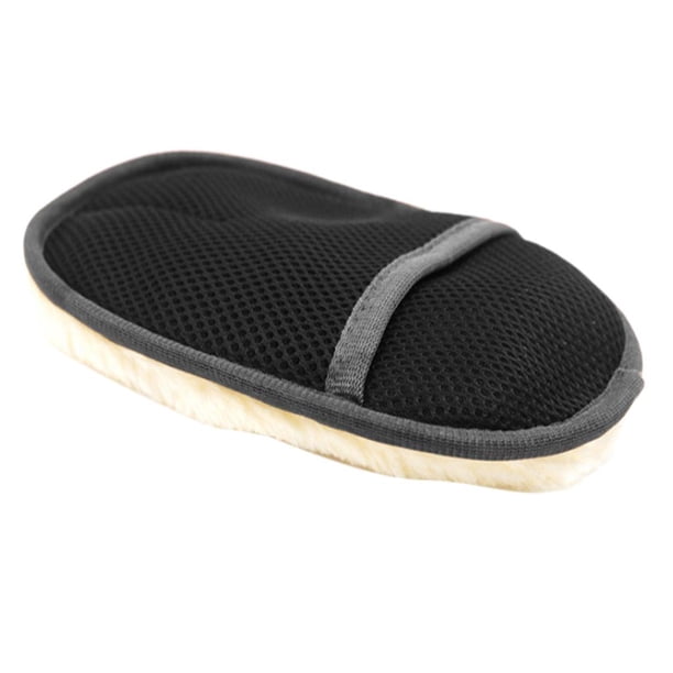 Guante de de autos premium hecho de la microfibra más absorbente - Esponja para de autos - Guante de de autos de esponja profesio Negro Soledad Guantes de cera de esponja para lavado de autos