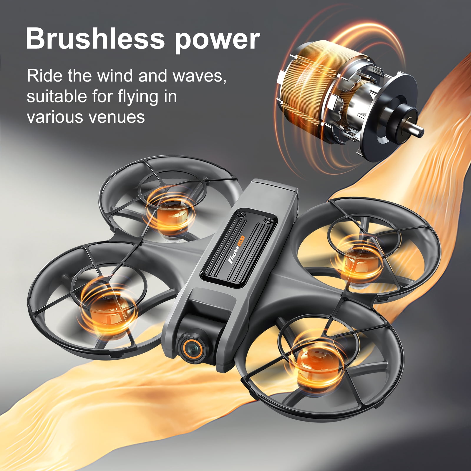 S156 Drone with 4.5in Screen Remote Control, 1080P HD Dual Camera, Brushless Motor, Optical Flow Positioning, One-Click Take off and Landing, Easy Control Drone Gift