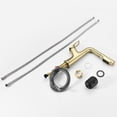 thumbnail image 2 of ​​Brushed Gold Pull-Down Vessel Faucet - Single Hole Bathroom Sink Faucet with Lift Spout & Dual Spray Modes​, 2 of 9