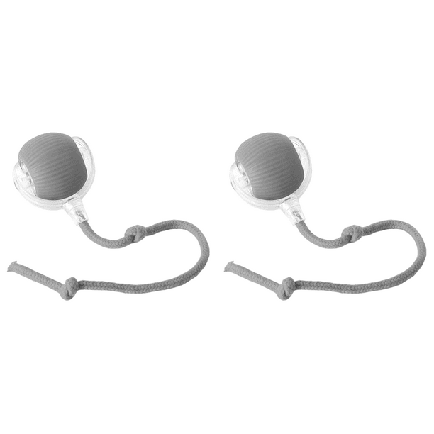 Interactivos para Gatos Pelota Juguete Ejercicio Con Cuerda Suministros (gris Claro)